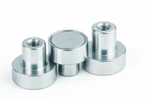 Neodymium NdFeB High Temperature Shallow Pot Magnets with Thread Hole