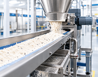 Flour processing plant with metal contamination